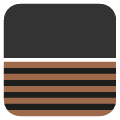 R610 Music Console Satin Charcoal Swatch
