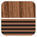 R610 Music Console Fused Walnut Swatch