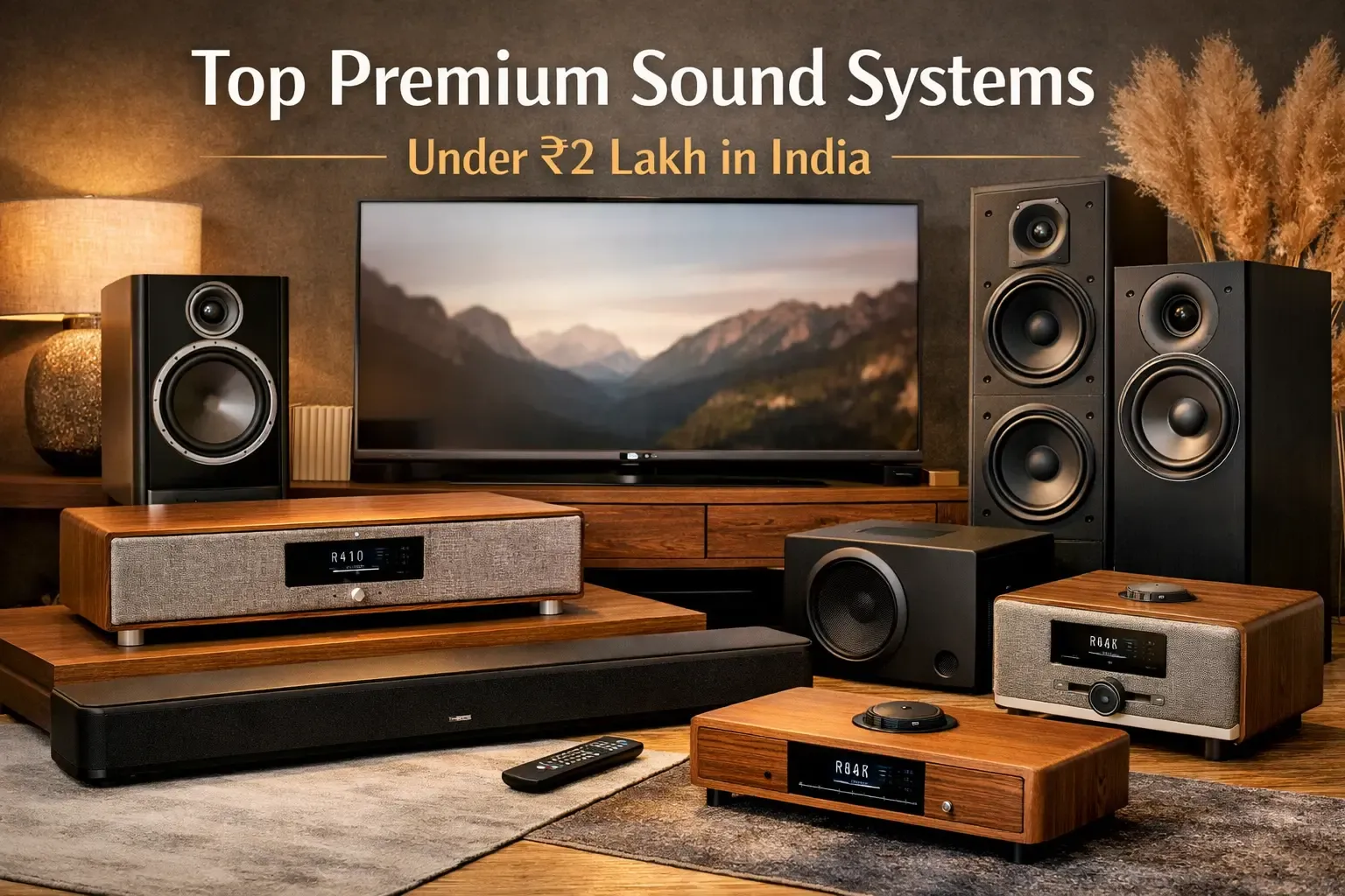 Top Premium Sound Systems Under ₹2 Lakh in India