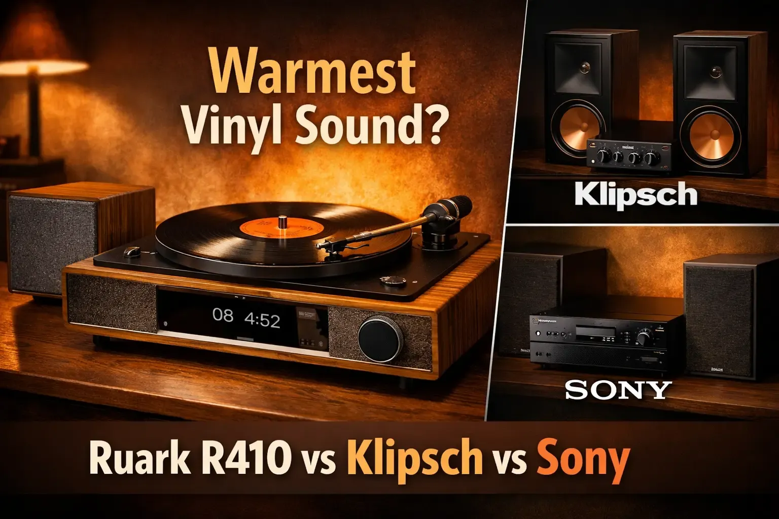 Ruark R410 vs Klipsch and Sony: Which Modern System Gives the Warmest Vinyl Sound?